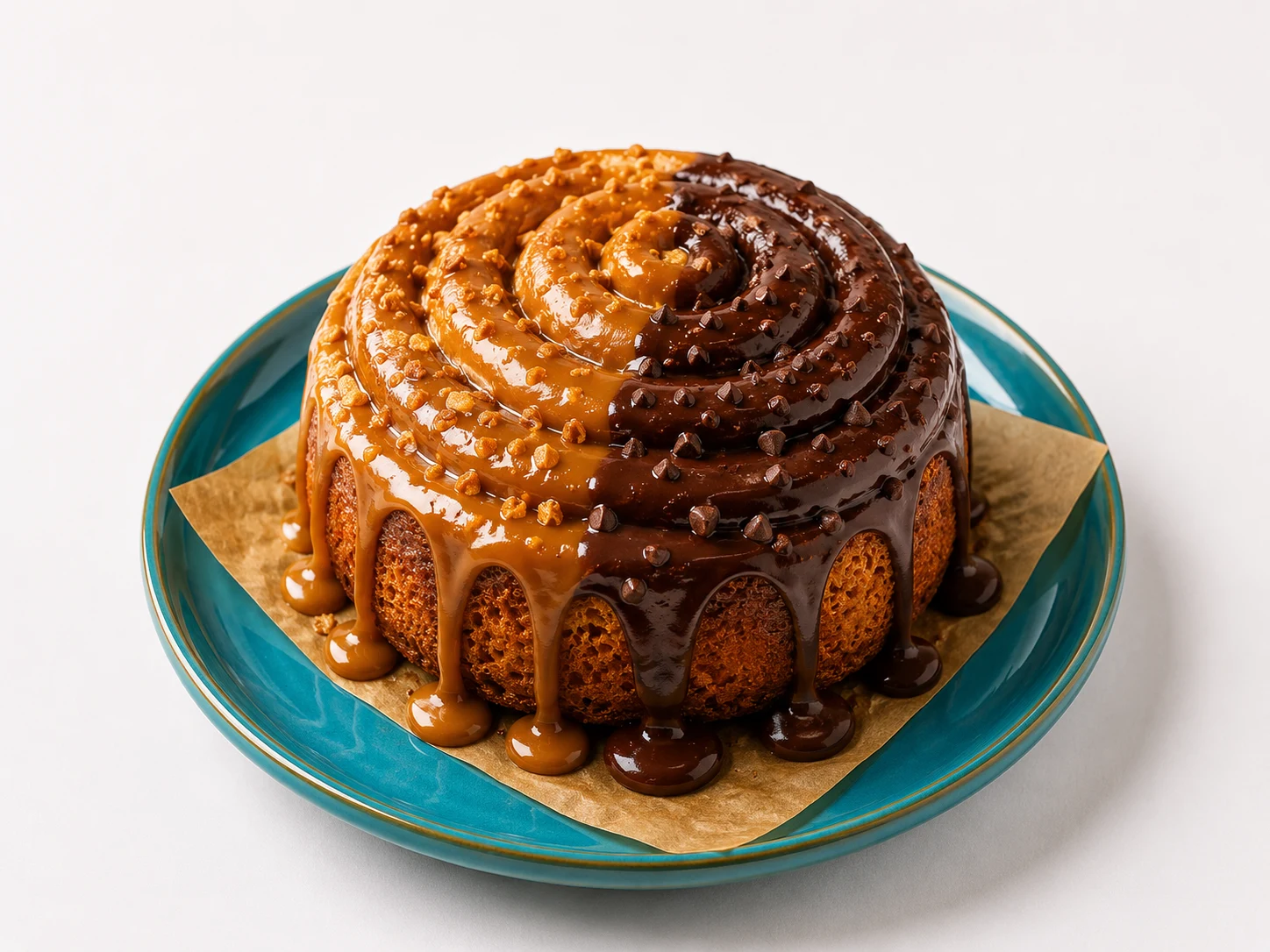 Mix Chocolate & Caramel Roll
