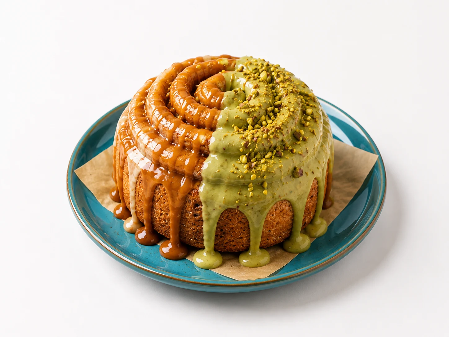 Mix Pistachio & Caramel Roll